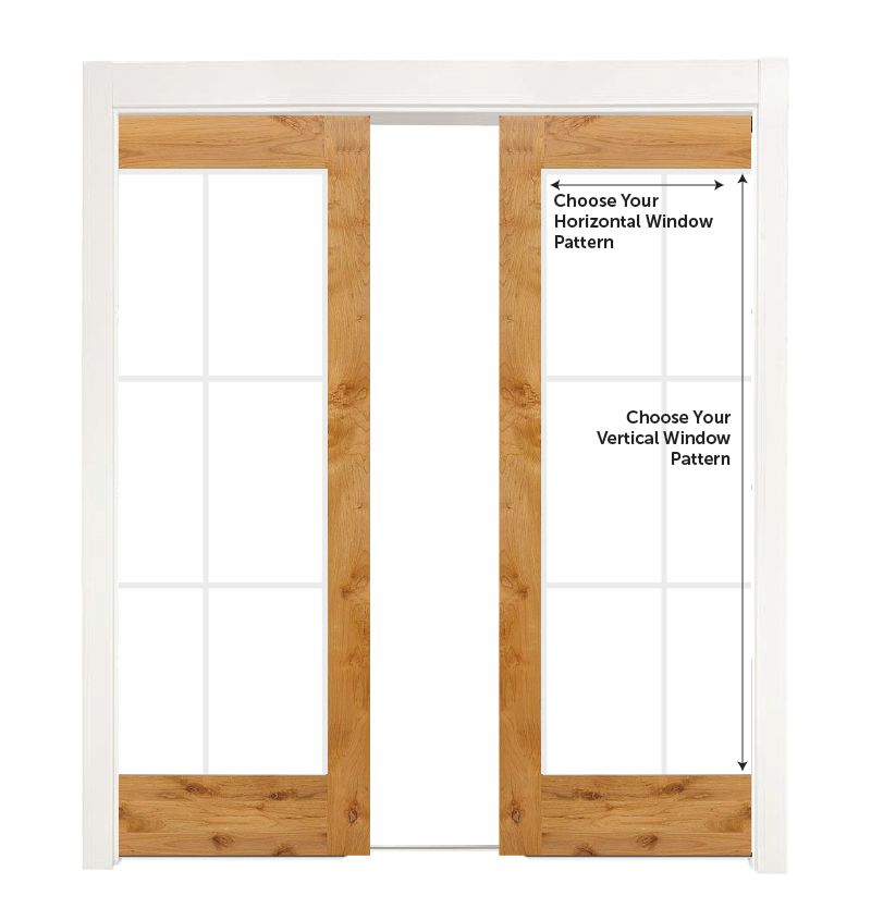 Custom Wood Converging Pocket Doors Rustica